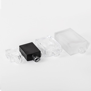 Venta al por Mayor de Botellas de Vidrio Cuadradas Transparentes de 15ml, 30ml, 50ml y 100ml para Suero, Botellas de Aceite Esencial en Negro Mate - Product Image 4