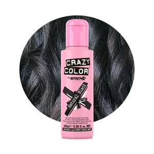 Tinta per Capelli Semipermanente Crazy Color Nero Naturale, Vegana, Senza Ammoniaca, Colore Rosa a Lunga Durata - Product Image 1