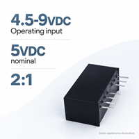 Module convertisseur DC-DC isolé 3W J03M05D15SR2, double sortie 5V 15V, alimentation régulée SIP 100mA, entrée large 2:1 1500VDC