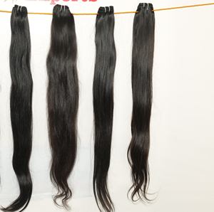 Extensiones de cabello humano virgen sin procesar de doble trama natural al por mayor 100% - Product Image 1