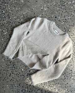 Mohair Sweater Fuzzy Knit Pullover Knitwear Jersey de punto de manga larga para hombres - Product Image 5