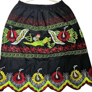 กางเกงขาสั้นมินิเอวสูงสำหรับผู้หญิงใส่ในงานปาร์ตี้กระโปรงปักโลโก้สไตล์ลำลอง - Product Image 2