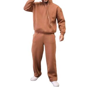 Survêtement surdimensionné à capuche personnalisé, nouvelle mode, vente en gros de vêtements de sport, tenue de jogging pour hommes, logo personnalisé, survêtement à capuche pour hommes. - Product Image 2