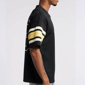 Jersey de entrenamiento deportivo holgado con cuello en V Camiseta deportiva cómoda y aireada con cuello en V Costura reforzada Jersey atlético con cuello en V - Product Image 6