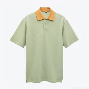 เสื้อโปโลสำหรับผู้ชาย, เสื้อ100% คุณภาพสูงผ้าเทอร์รี่ปักลายลำลองพิมพ์ลายกระดุมตกแต่ง - Product Image 4