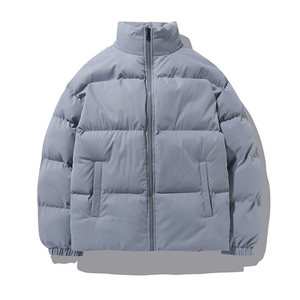 <b>Back</b> Stander Coller Puffer Jacket For Men With Your Logo <b>Drop</b> Shipping Plus Size Warm Colorful Bubble Coat Jacket - Product Image 3