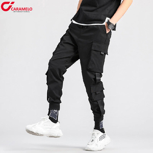 Pantalones de chándal reflectantes blancos de nailon para hombre, sudadera informal, deportiva, musculosa, al por mayor - Product Image 2
