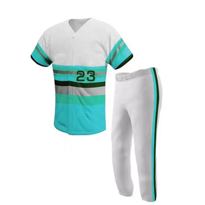 Uniformes de baseball personnalisés avec logo, uniformes de baseball de haute qualité avec design sublimé, service OEM pour hommes, vêtements de sport en gros pour équipe - Product Image 1