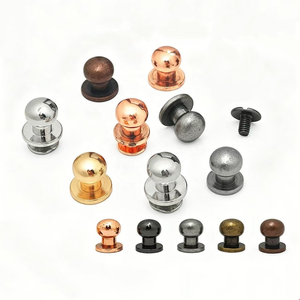 หมุดยึดโลหะแบบสกรูสำหรับกระเป๋าถือ กระเป๋าสตางค์ และงานเครื่องหนัง - Product Image 1
