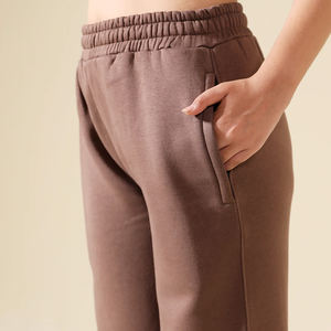 Wholesale Ladies Winter Baggy <b>Trousers</b> Mid <b>Waist</b> Casual Flat Front Outerwear <b>Elastic</b> <b>Waist</b> Pocket Women's Pants <b>Trousers</b> - Product Image 6
