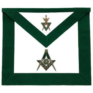Masonic Regalia Past Master Delantal masónico bordado a mano de alta calidad Hope Faith Charity Masonic Custom Delantal - Product Image 6