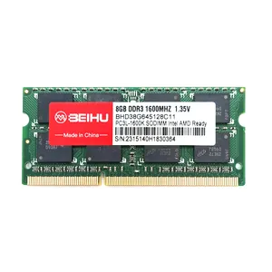 OEM DDR3 4GB 8GB 16GB 1600MHz 1,35 V/1,5 V DDR3L SODIMM RAM para memoria portátil