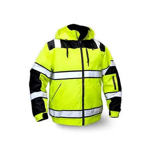 야외 품질 높은 가시성 반사 안전 가열 재킷 참조 가격 반사 안전 재킷