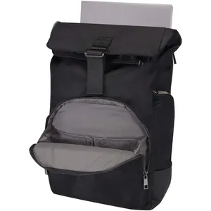 15.6\" Portable <b>Backpack</b> in GRS Certified Recycled Material with Arrotolabile Rhine Closure-<b>18L</b> Promotional Product - Product Image 3