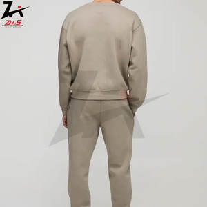 Conjunto de chándal para hombre 330GSM Oversized Boxy, sudadera de ajuste perezoso, pantalones de chándal, ropa informal para el hogar, chándales directos de fábrica - Product Image 2