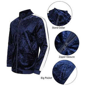 Survêtements en molleton pour hommes 2 pièces ensemble pull à capuche sweat doublé polaire pantalons de survêtement tenues hiver chaud survêtement - Product Image 2