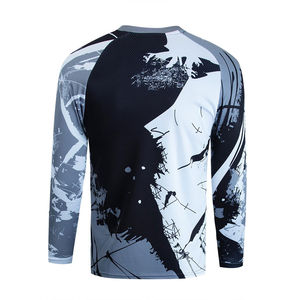 Maillot de motocross à manches longues personnalisé OEM, impression par sublimation, coupe-vent, imperméable, grande taille, vêtements de route, VTT, BMX, moto tout-terrain - Product Image 2