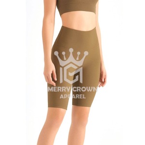 Ensemble de yoga d'entraînement 2 pièces décontracté pour femmes sur mesure 100% soutien-gorge et short en coton de haute qualité - Product Image 5