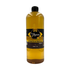 Estratto di propoli organico San Ignacio 1 litro | Antibatterico naturale | Aumenta l'immunità, lenisce la gola | 100% puro - Product Image 1