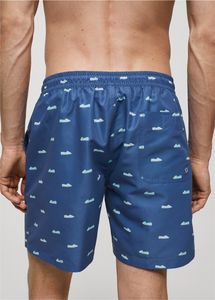 Summer Quick Dry Short Mens Beach Swim Shorts Plus Size Printed Embroidery Logo Swim Trunks Double <b>Layer</b> Mesh Blank Men Shorts - Product Image 5