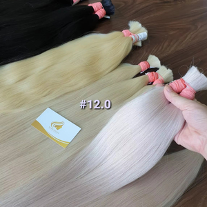 ผมต่อเวียดนามแท้ 100% คุณภาพสูง แบบตรงธรรมชาติ ไม่ผ่านการดัด  แบบหรูหรา  น้ำหนัก 100 กรัม ราคาส่งที่ดีที่สุด - Product Image 1