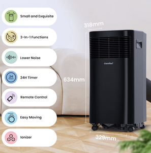 เครื่องปรับอากาศเคลื่อนที่ Midea Premium 21,000-30,099 BTU พร้อมรีโมทคอนโทรล ฟังก์ชั่นลดความชื้น พัดลม และระบบไฟฟ้า - Product Image 6