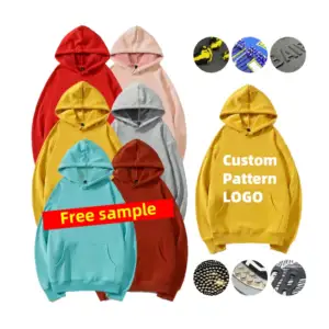 Custom Easy Return Sudadera con capucha Fabricantes de ropa Muestras gratis Ropa Jersey de gran tamaño Sudadera con capucha Streetwear