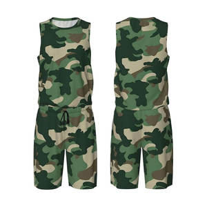 ชุดบาสเก็ตบอลสำหรับผู้ใหญ่เซตเสื้อบาสเก็ตบอลแห้งเร็วชุดขนาดใหญ่พิเศษระบายอากาศแขนกุดป้องกันแบคทีเรียแบบกลับด้านได้ขายส่ง - Product Image 1