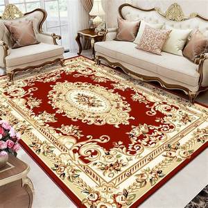Tapis rectangulaire en laine pour salon avec motif floral, à franges, lavable, en soie, pour chambre à coucher, prière, usage extérieur - Product Image 6