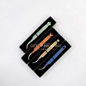 Pinzas para Pestañas de Acero Inoxidable Curvadas GETUP BROSONS IMPEX, Nuevo Diseño con Diferentes Colores y Recortes, Logotipo Personalizado Disponible - Product Image 4
