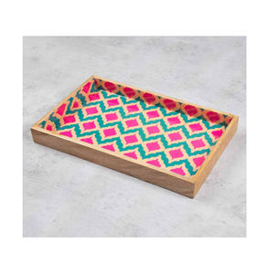 En gros Nouveau Design Fait Main En Bois et imprimé Plateau de Service et Ustensiles de Cuisine et les restaurants utilisent le meilleur emballage - Product Image 1