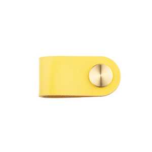 มือจับประตูหนังทรงสี่เหลี่ยมผืนผ้าขัดเงาอย่างหรูหรา พร้อมด้ามจับตกแต่งสไตล์รัก สำหรับตกแต่งภายในบ้านและโรงแรม - Product Image 2