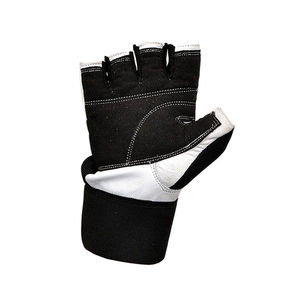 Guantes de levantamiento de pesas con logotipo personalizado para gimnasio Hombres Guantes de fitness de medio dedo Levantamiento de pesas Guante de gimnasio - Product Image 6