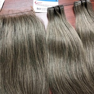 Pelucas de cabello humano vietnamita virgen 100% transparente de lujo para Swiss HD Lace de Thanh an Natural Look Ready for Styling - Product Image 3
