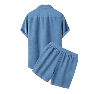 ชุดเสื้อยืดและกางเกงขาสั้นลายการ์ตูนคุณภาพสูงสำหรับฤดูร้อน ชุดลำลองแบบกำหนดเองสำหรับผู้ชายและผู้หญิง - Product Image 2