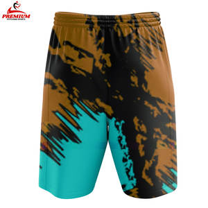 กางเกงขาสั้นโพลีเอสเตอร์สำหรับออกกำลังกายกางเกงขาสั้นพิมพ์ลายพิมพ์โลโก้ตามสั่งสำหรับฤดูร้อน - Product Image 2