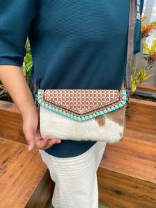 Fabriqué à la main femmes Floral cuir de vachette sac à bandoulière luxe Western fermeture éclair Long porte-carte téléphone portable pochette voyage - Product Image 4