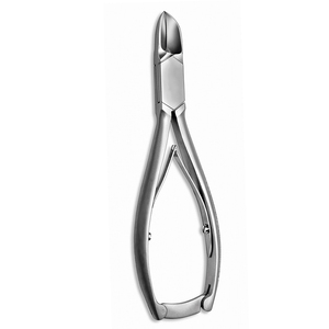 Boîte de coupe-ongles en acier inoxydable robuste à poignée simple - Product Image 3