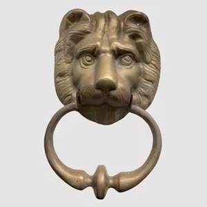 Cerf heurtoir de porte fait à la main en laiton décoration de la maison bouton de bienvenue poignée artistique Design personnalisé accessoire de porte élégant - Product Image 3