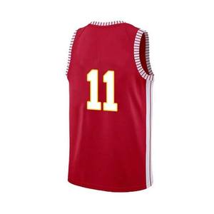Maillots de basket-ball personnalisés à transfert thermique OEM 100% polyester respirant à séchage rapide toutes couleurs hommes femmes - Product Image 5