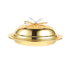 Wedding Decorative Dry Fruit & <b>Dessert</b> Date <b>Bowl</b> High Quality Metal Food Serving <b>Bowl</b> for Kitchen and Tabletop - Product Image 3