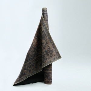 Alfombra de estilo persa oscuro vintage Art Deco, alfombra turca Kilim teñida y desgastada, alfombra tribal de lujo, proveedor OEM ODM - Product Image 2