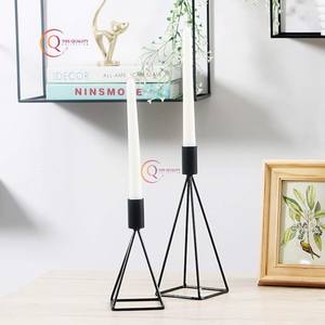 New Design Vintage Metal <b>Candle</b> Stand Home Decoration Metal <b>Candle</b> <b>Stick</b> Holder With Black Finishing Unique <b>Candle</b> Jar Supplies - Product Image 4