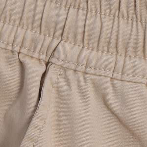 Pantalon cargo décontracté pour homme, coupe ample, écoresponsable, en coton BCI extensible, avec cordon de serrage, logo personnalisé, taille à étiquette privée - Product Image 4