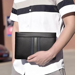 Elegante Bolso de Mano Vintage Negro de PU con Cierre de Cremallera, 7 Pulgadas, Diseño de Piedras, para Mujer, Uso Diario, Todas las Temporadas - Product Image 4