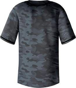 Maillot de softball bouton complet chemise de baseball camouflage personnalisé sublimé uniforme matériel sergé nom numéro équipe séchage rapide maille - Product Image 6