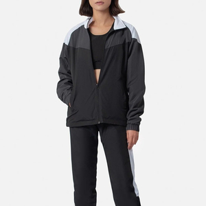 High Quality Custom Size Women's Oversized Pullover Tracksuit Long Casual Solid Pattern <b>Jogging</b> <b>Suit</b> for Winter - Product Image 3