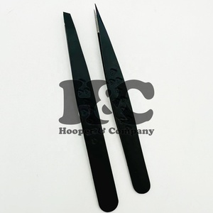 Pinzas Profesionales de Acero Japonés para Extensión de Pestañas, Punta Suave, Agarre Perfecto, Duraderas, Empaque Personalizado con Logotipo, MOQ 30 Piezas - Product Image 6