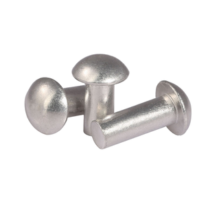 Rivet à tête ronde GB867 en acier inoxydable 304 316, rivet solide à tête ronde en aluminium - Product Image 1