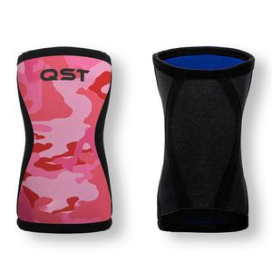 Manchons de genou en néoprène épais réglables pour Cross-Fit, Powerlifting, Squats, Deadlift, Entraînement, Sublimation, Haltérophilie, avec coussin antidérapant - Product Image 2